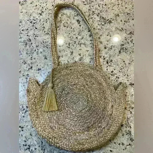 Handbags - Jute Boho Shoulder Bag